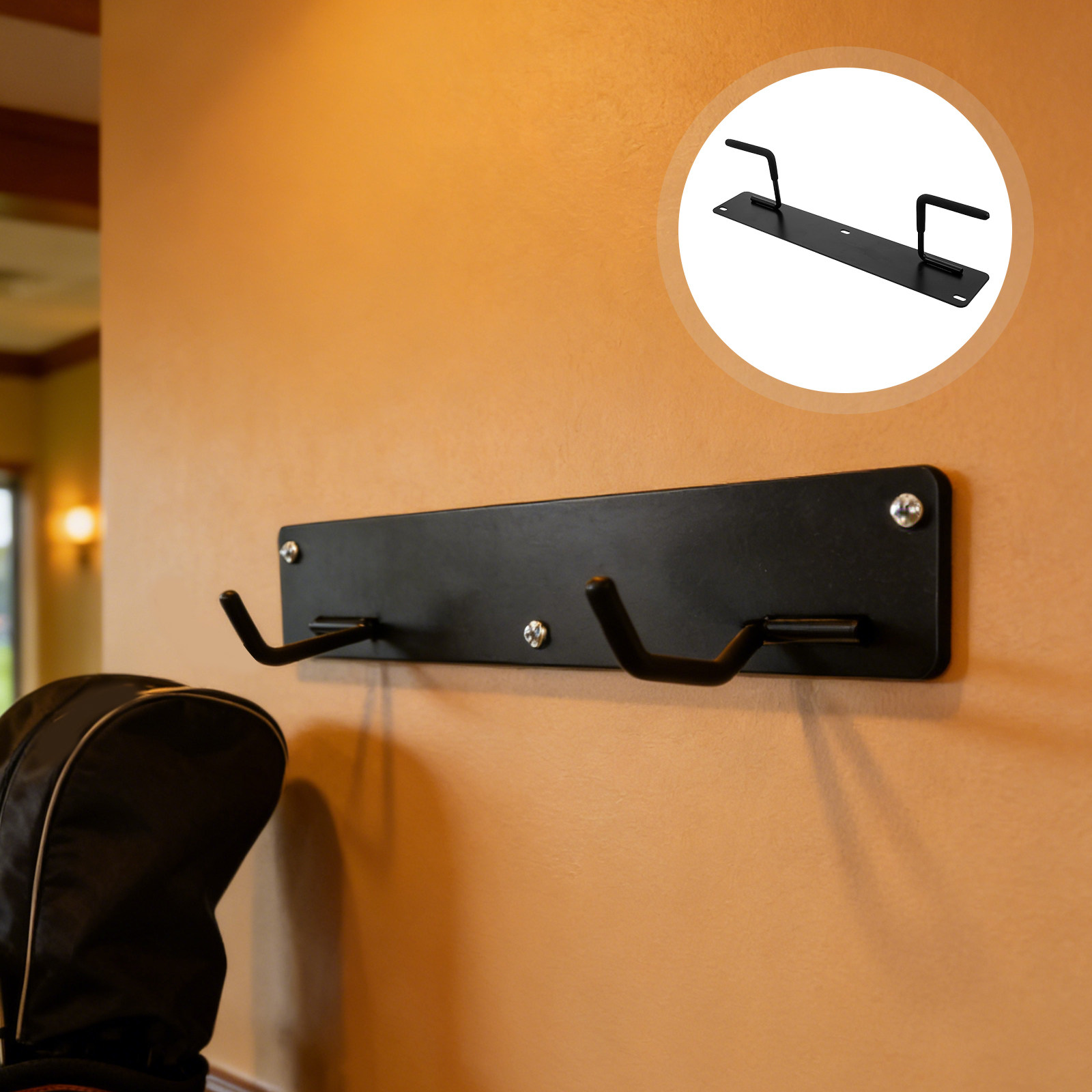 Golf Equipment Organizer For Garage - Wall Mounted Golf Bag Storage Rack