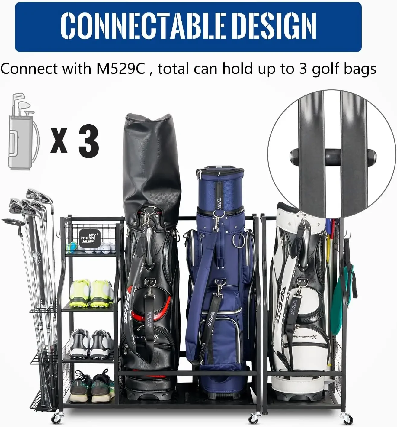 Golf Storage Garage Organizer, - đánh giá và giá Golf Equipment Organizer For Garage