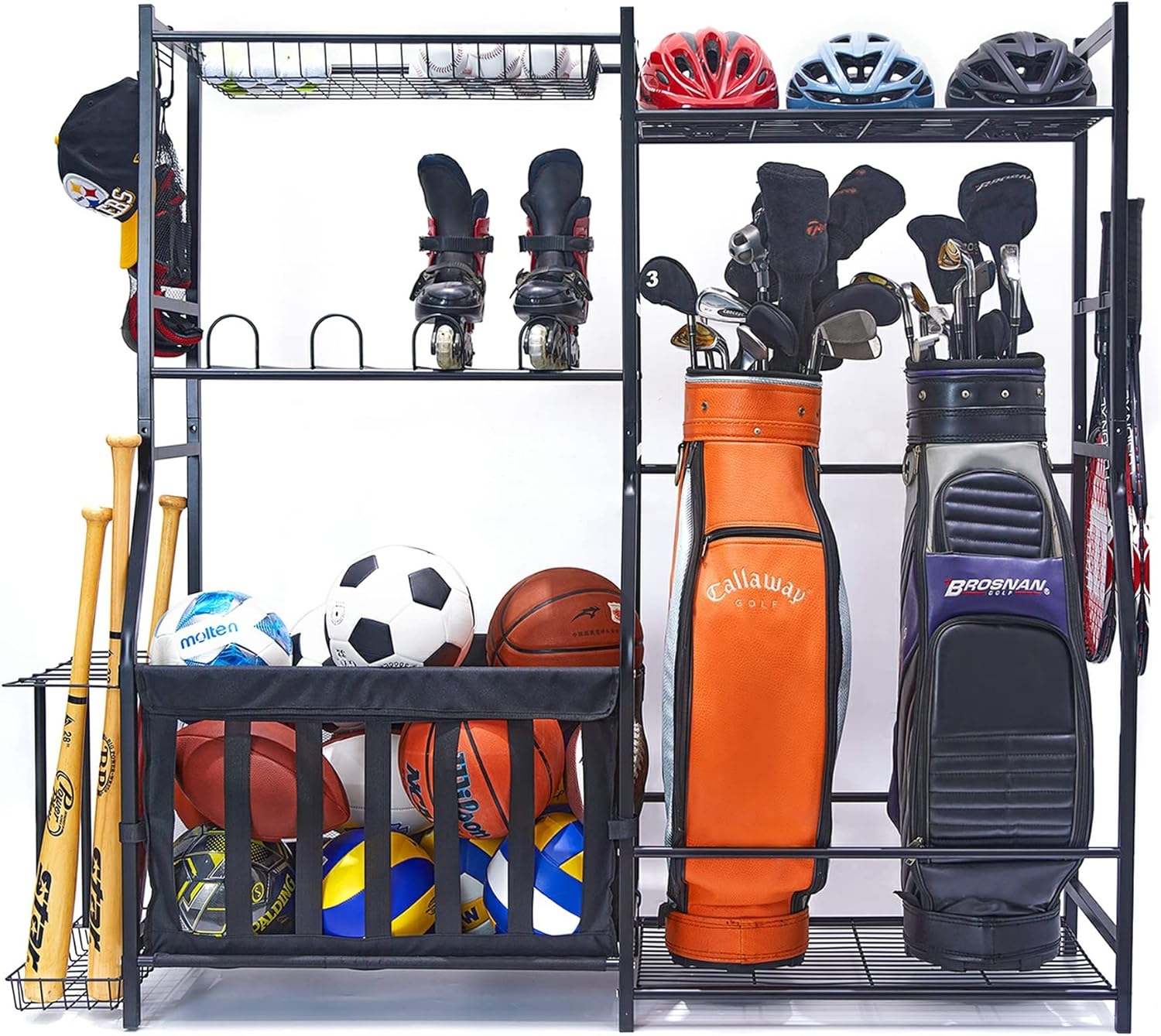 Garage Sports Equipment Storag - đánh giá và giá Golf Equipment Organizer For Garage