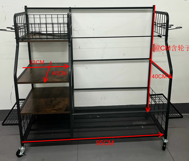 Rolling Golf Storage Rack Gara - đánh giá và giá Golf Equipment Organizer For Garage