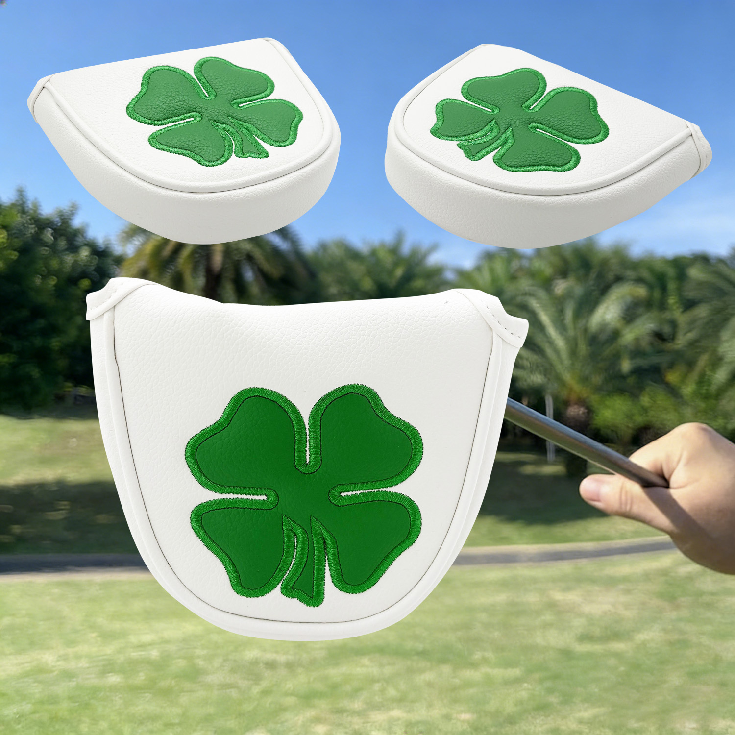 1pc Putter Head Cover, 'Clover - đánh giá và giá Golf Equipment Cabinet