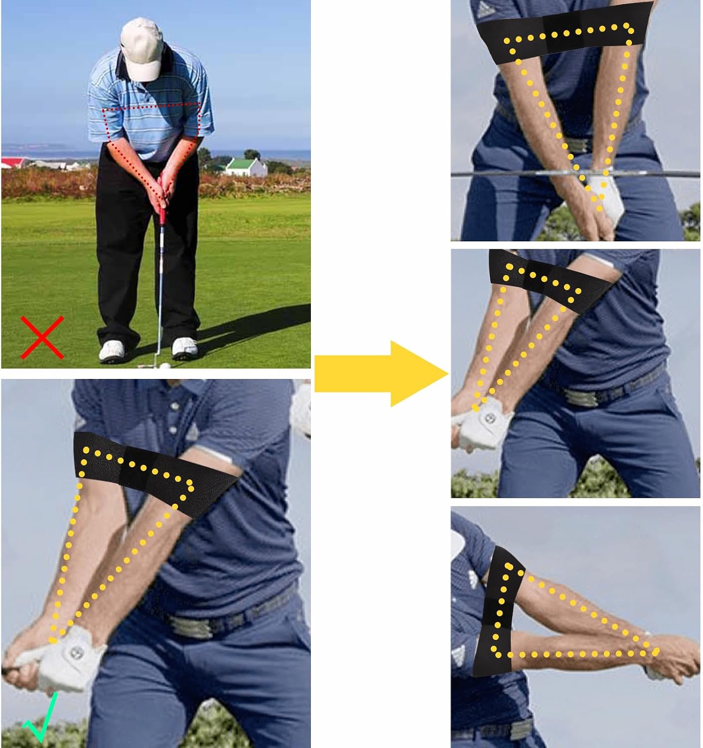 Golf Swing Elastic Tension Ban - đánh giá và giá Golf Equipment Beginners