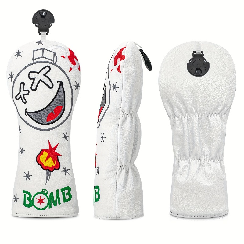 Golf Club Head Cover - White,  - đánh giá và giá Golf Equipment Cabinet