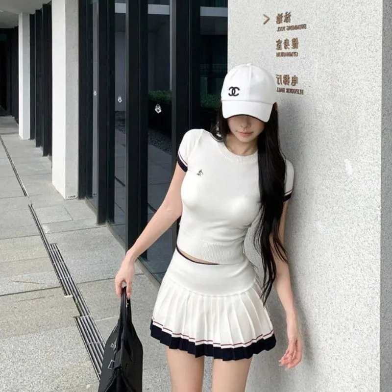 Korean Summer Two-piece Suit C - đánh giá và giá Golf Equipment For Women