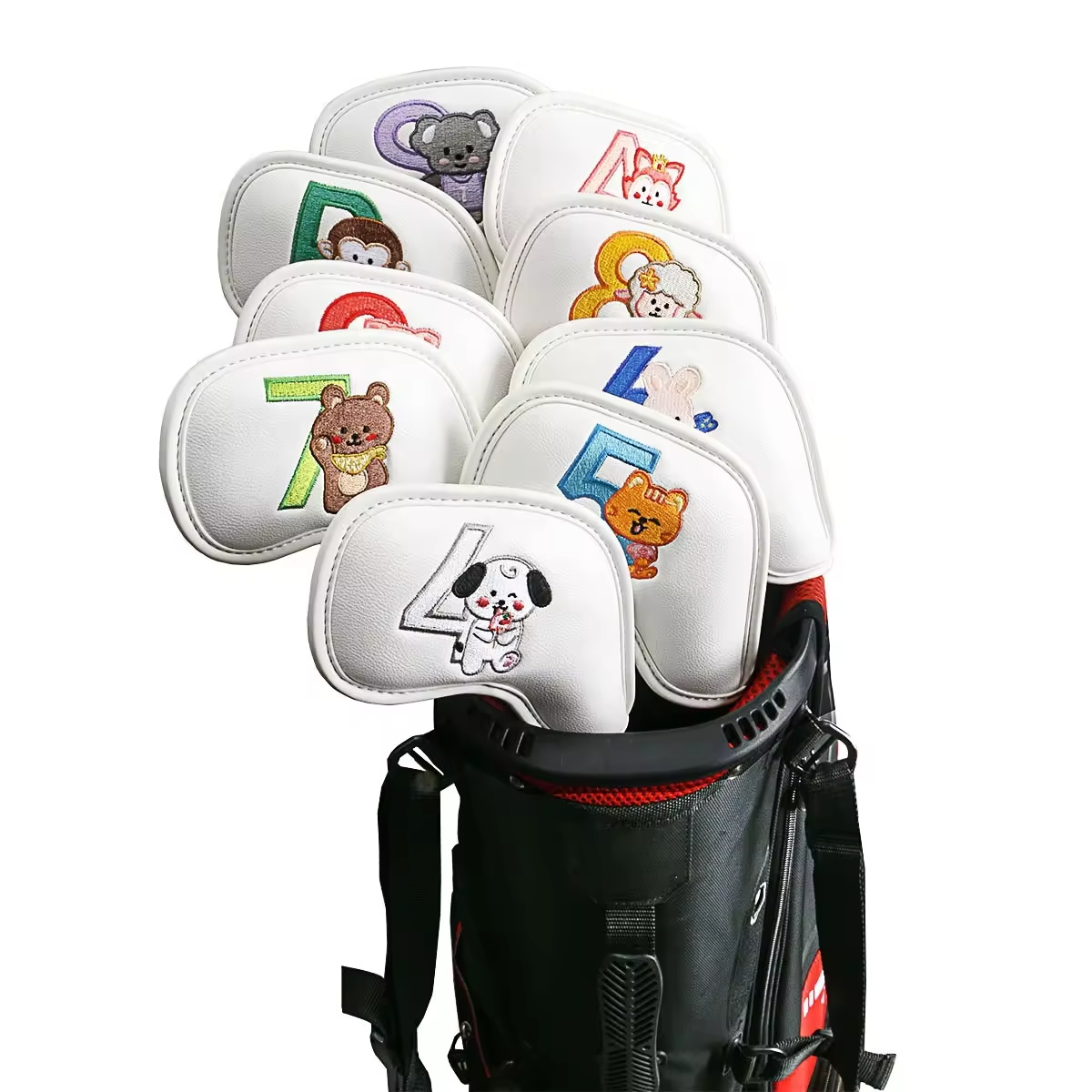 9Pcs Cute Cartoon Animal Golf  - đánh giá và giá Golf Equipment Cabinet