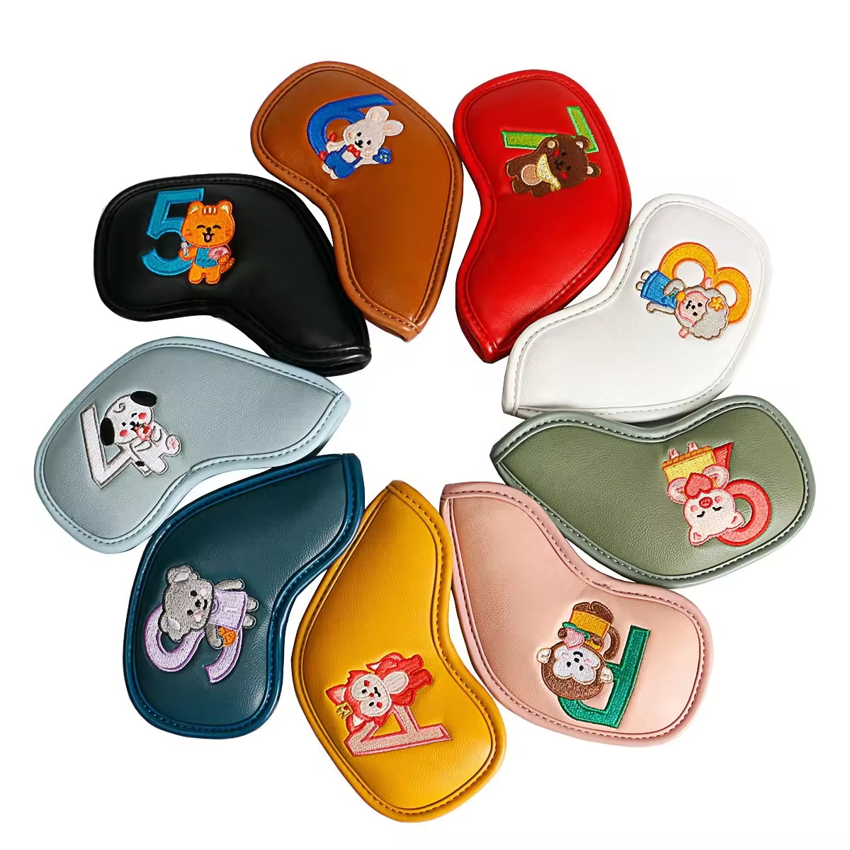 9Pcs Cute Cartoon Animal Golf  - đánh giá và giá Golf Equipment Cabinet