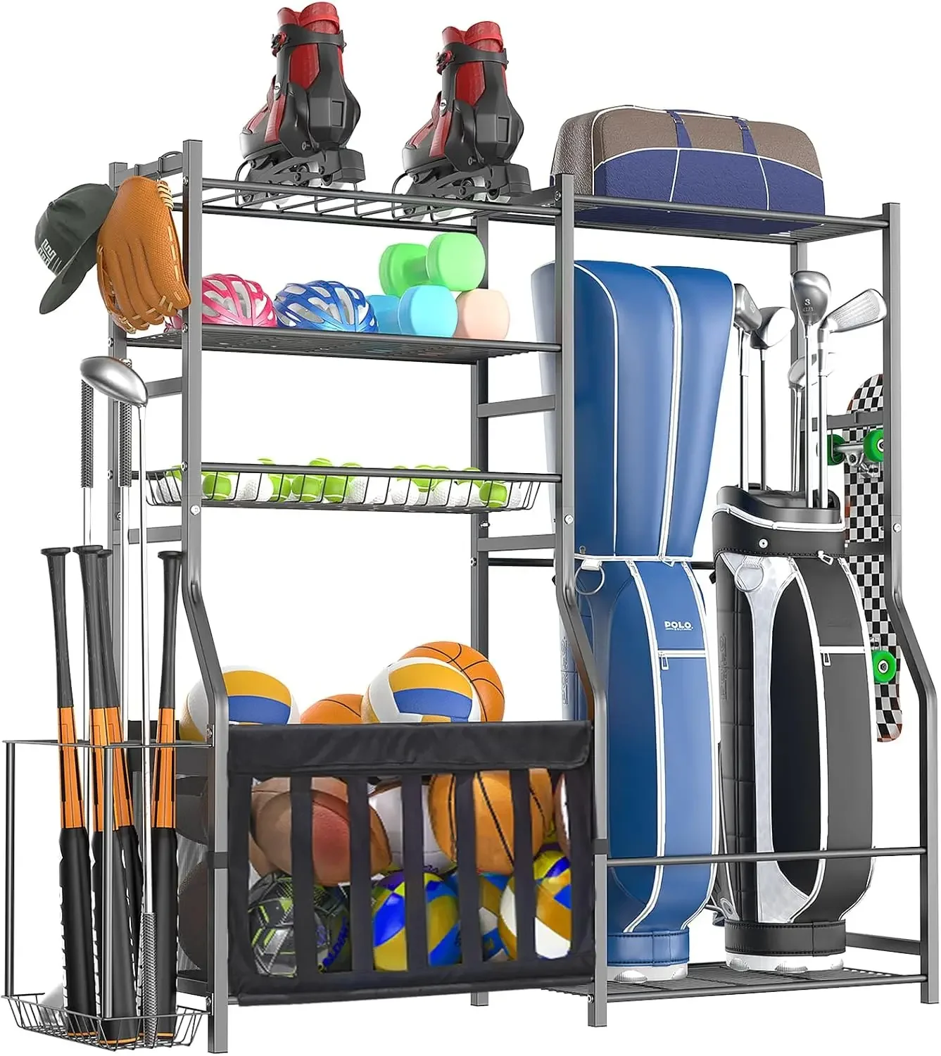 Heavy Duty Garage Sports Equip - đánh giá và giá Golf Equipment Organizer For Garage