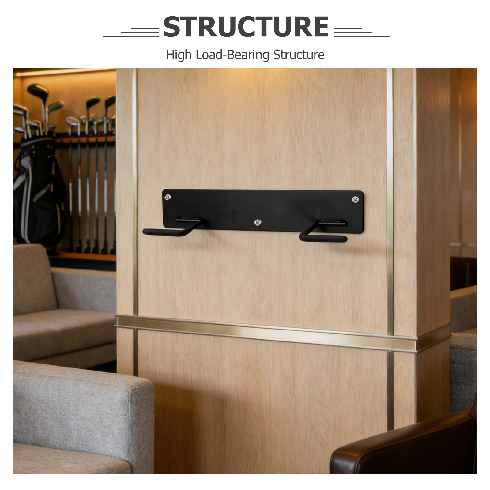 Wall Mounted Golf Bag Storage  - đánh giá và giá Golf Equipment Organizer For Garage
